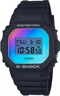 Casio G-Shock DW-5600SR-1DR Silikon / Siyah / Mavi Kol Saati kullananlar yorumlar